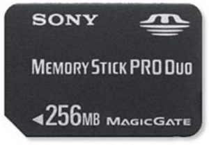 Карта памяти MS Sony 256 Duo Pro