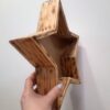 Ящик звезда деревянный с обжигом 29 см 12989
