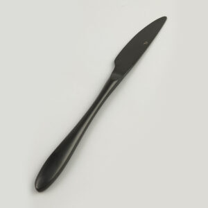 Нож столовый ,покрытие PVD,черный матовый цвет,серия "Alessi-Black"