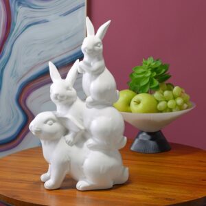 Декоративная фигура Семья кроликов