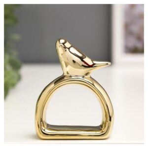 Кольцо для салфеток Птичка золото